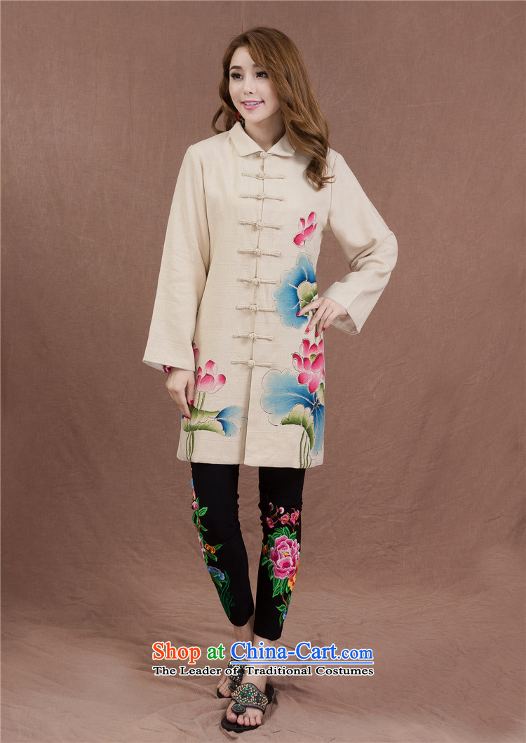 The Mai-Mai more new robe of autumn and winter new ethnic hand-painted disc is long process the commission female cotton coat long-sleeved sweater cardigan picture color L photo, prices, brand platters! The elections are supplied in the national character of distribution, so action, buy now enjoy more preferential! As soon as possible.