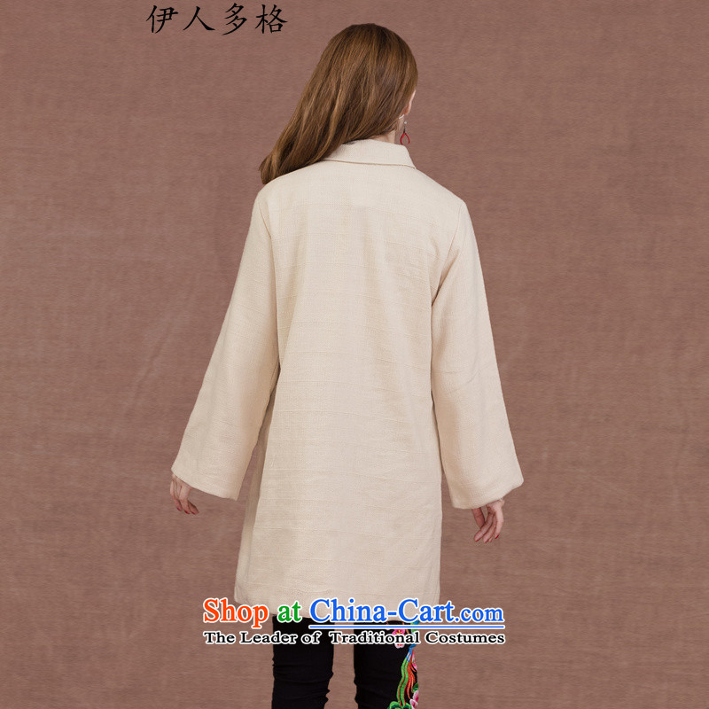 The Mai-Mai more new robe of autumn and winter new ethnic hand-painted disc is long process the commission female cotton coat long-sleeved sweater cardigan picture color L, Mai-Mai YIRENDUOGE (Multi-bin) , , , shopping on the Internet
