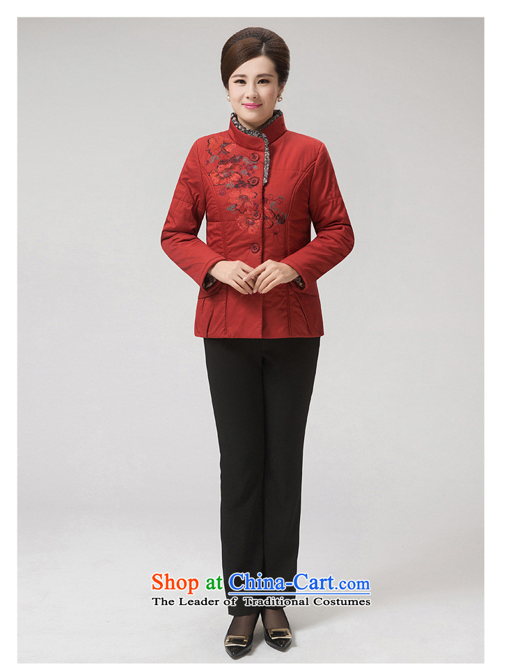 Ms Rebecca Pun stylish shops for winter new and old age are larger female COTTON SHORT stylish MOM pack for middle-aged cotton coat embroidered gross jacket chestnut horses XXL picture, prices, brand platters! The elections are supplied in the national character of distribution, so action, buy now enjoy more preferential! As soon as possible.