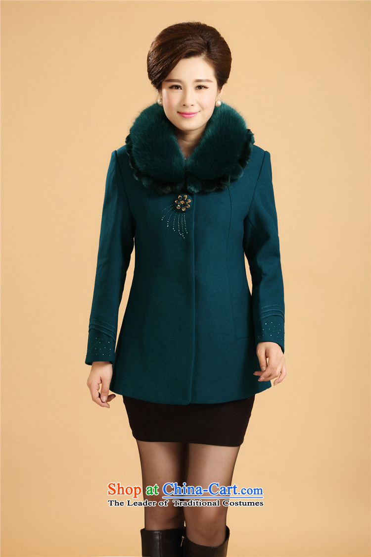 Ms Rebecca Pun and fashion boutiques in older women's autumn and winter coats middle-aged moms load replacing winter clothing 40-50-year-old wool? gross Neck Jacket blue 5XL picture, prices, brand platters! The elections are supplied in the national character of distribution, so action, buy now enjoy more preferential! As soon as possible.