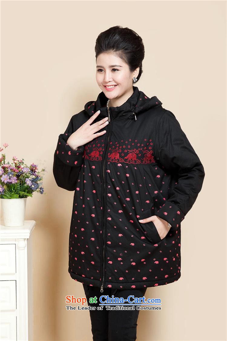 Ms Rebecca Pun stylish shops 15 new products thick mother casual cotton coat in the thick of older women cardigan cotton jacket coat grandma 200catty black cotton coat 4XL 180 to 190 catties recommendations picture, prices, brand platters! The elections are supplied in the national character of distribution, so action, buy now enjoy more preferential! As soon as possible.
