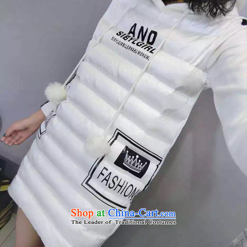 Khao Lak Nika 2015 new ball down after the former English cotton cotton sweater cotton coat stylish white M COE Connie vitality card (CORNIECAL) , , , shopping on the Internet
