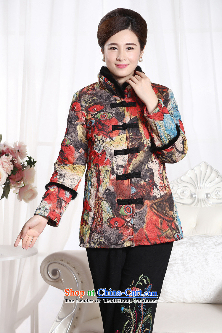 Ya-ting shop in older short of cotton coat jacket rabbit hair MOM pack of ethnic women cotton waffle pack 5 Color Tang 4XL Photo, prices, brand platters! The elections are supplied in the national character of distribution, so action, buy now enjoy more preferential! As soon as possible.