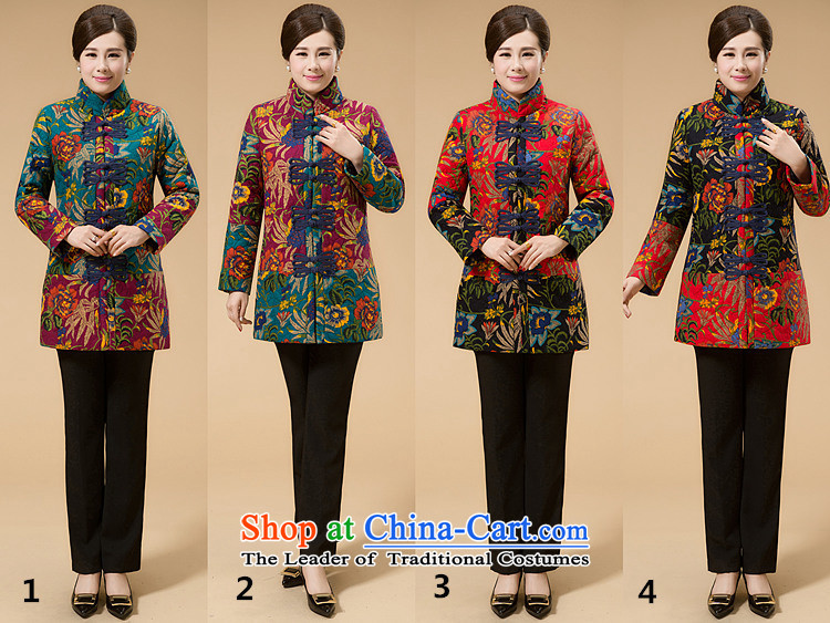 Ya-ting shop in older women Fall/Winter Collections thick cotton, Mother and Mother-in large stylish replacing Tang Dynasty Mock-Neck Shirt cotton coat No. 1 color photo of XL, prices, brand platters! The elections are supplied in the national character of distribution, so action, buy now enjoy more preferential! As soon as possible.