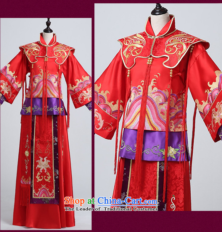 Hillo Lisa (XILUOSHA) Cherrie Ying Sau Wo service with long 2015 new bride Chinese qipao retro serving bows dress longfeng use red S picture, prices, brand platters! The elections are supplied in the national character of distribution, so action, buy now enjoy more preferential! As soon as possible.