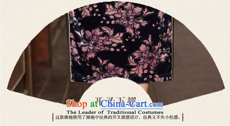 Yuan of palace 2015 retro scouring pads in the autumn and winter cheongsam long skirt new long qipao qipao gown T13054 stylish improved picture color banquet S picture, prices, brand platters! The elections are supplied in the national character of distribution, so action, buy now enjoy more preferential! As soon as possible.