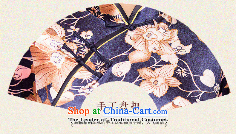 Yuan of Yue Ying 2015 Fall/Winter Collections of nostalgia for the establishment of a new court qipao wind improved cheongsam dress, Banquet Chinese Dress T13055 picture color pictures, prices, XXL brand platters! The elections are supplied in the national character of distribution, so action, buy now enjoy more preferential! As soon as possible.