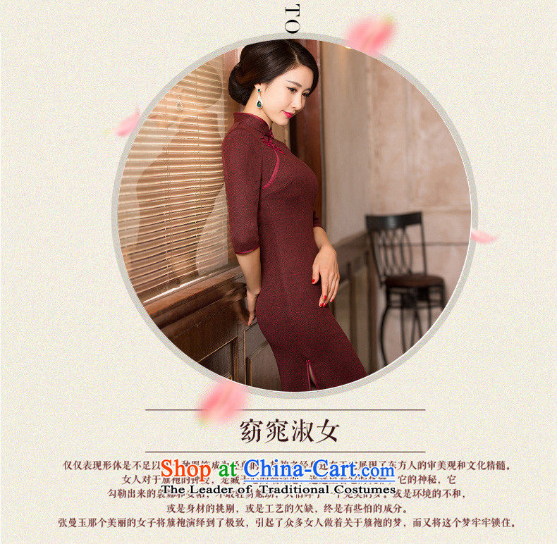 The cross-wah, Lisa 2015 winter cheongsam dress thickened improved retro hair? collar Sau San long cheongsam dress T13051 Brown M picture, prices, brand platters! The elections are supplied in the national character of distribution, so action, buy now enjoy more preferential! As soon as possible.