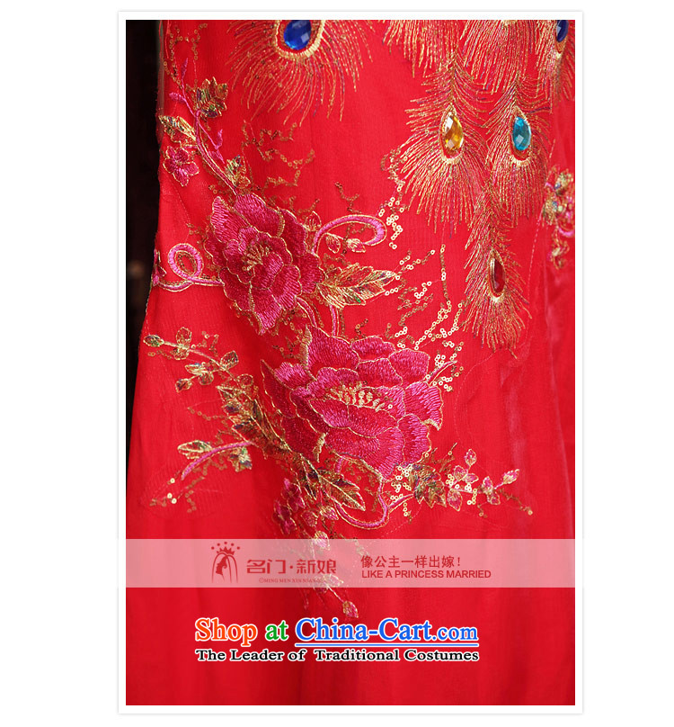 Name the new bride door marriage qipao retro long cheongsam red bows Services 253 S picture, prices, brand platters! The elections are supplied in the national character of distribution, so action, buy now enjoy more preferential! As soon as possible.