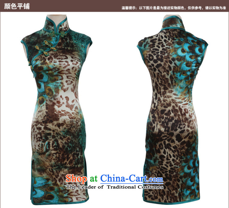 Love of birds Unmelted Deep Love Bird lovers , new spring 2015 improved short of Silk Cheongsam QD269 Leopard as figure M-pre-sale 7 Days pictures, prices, brand platters! The elections are supplied in the national character of distribution, so action, buy now enjoy more preferential! As soon as possible.