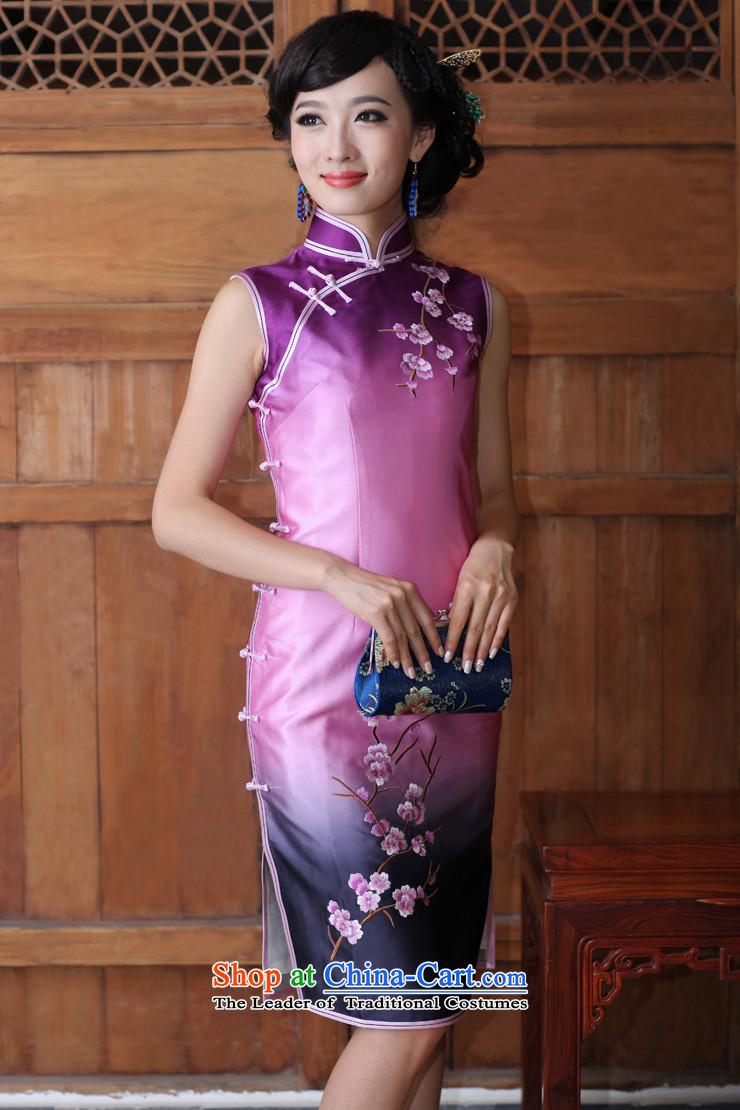Love of birds push-to-day classical embroidered short qipao manually silk cheongsam dress) QD188 figure S picture, prices, brand platters! The elections are supplied in the national character of distribution, so action, buy now enjoy more preferential! As soon as possible.