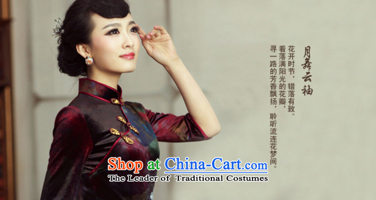 Love of birds on dance cuff spring 2015 new improved cheongsam dress in the retro style qipao QC230 cuff scouring pads as shown for S-pre-sale 10 days pictures, prices, brand platters! The elections are supplied in the national character of distribution, so action, buy now enjoy more preferential! As soon as possible.
