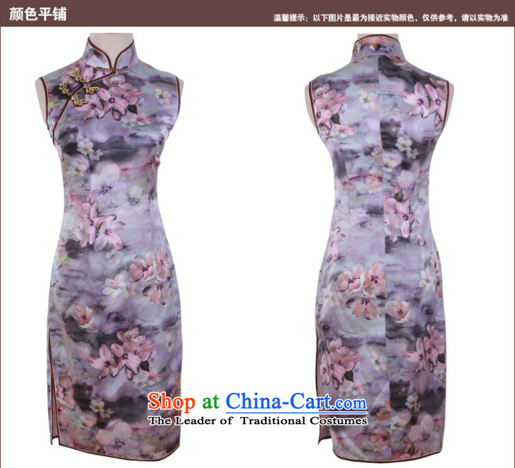 Love of birds silk cheongsam dress Sau San improved sleeveless daily short of Qipao QD184 figure XXL picture, prices, brand platters! The elections are supplied in the national character of distribution, so action, buy now enjoy more preferential! As soon as possible.