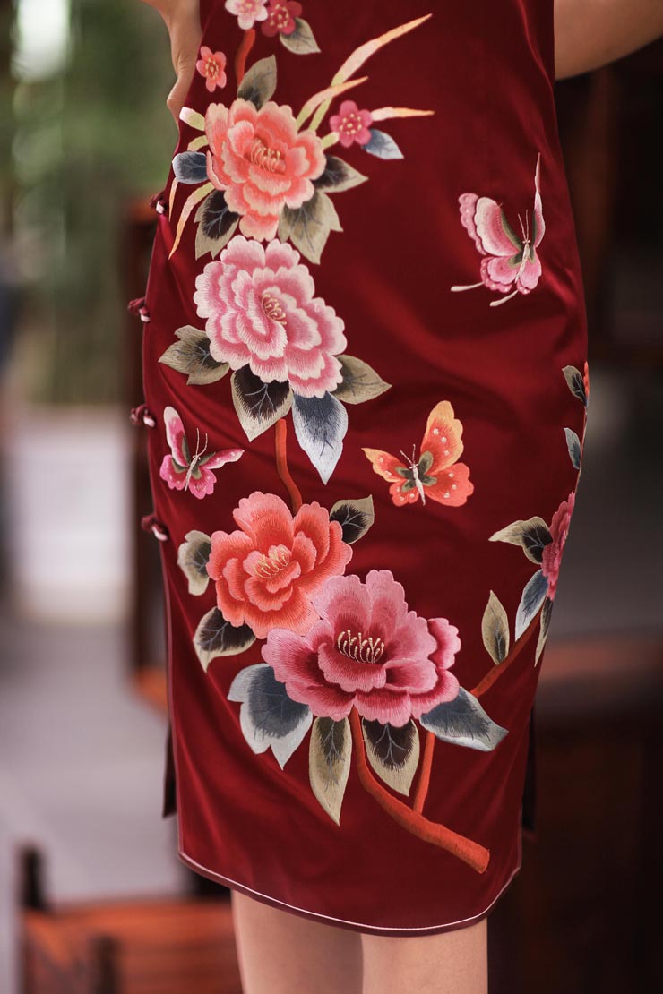 The birds she letter spring 2015 the new classic manually push embroidered heavyweight Silk Cheongsam QD350 wine red M picture, prices, brand platters! The elections are supplied in the national character of distribution, so action, buy now enjoy more preferential! As soon as possible.