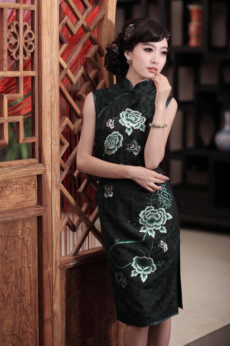 The love of birds of spring 2015 new sleeveless manually push embroidered heavyweight Silk Cheongsam QD354 figure S picture, prices, brand platters! The elections are supplied in the national character of distribution, so action, buy now enjoy more preferential! As soon as possible.