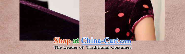 【 Yat lady health Fenglin night long-sleeved retro Kim qipao autumn in the wool cuff new cheongsam dress red S picture, prices, brand platters! The elections are supplied in the national character of distribution, so action, buy now enjoy more preferential! As soon as possible.