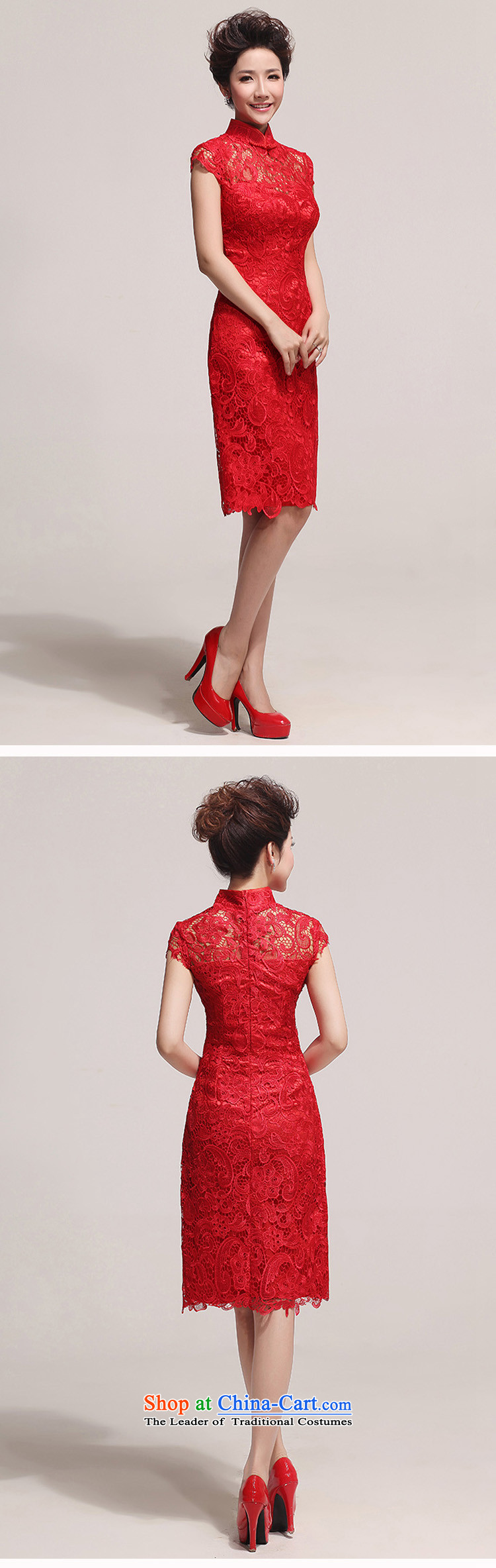 The new bride treasure qipao bride wedding dress retro style summer short of improved red bows services qipao 76 RED M picture, prices, brand platters! The elections are supplied in the national character of distribution, so action, buy now enjoy more preferential! As soon as possible.