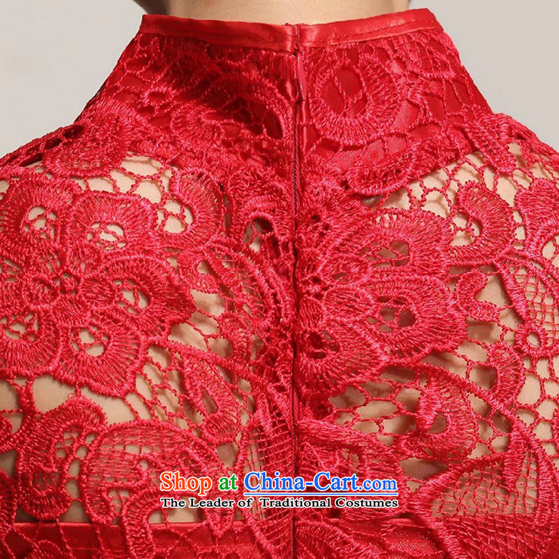 The new bride treasure qipao bride wedding dress retro style summer short of improved red bows to 76 M, baby qipao red Bride (BABY BPIDEB) , , , shopping on the Internet