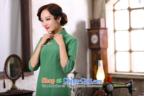 Love of birds hiding another autumn 2015 spring, the new improved stylish colors pure QC395 qipao? green L picture, prices, brand platters! The elections are supplied in the national character of distribution, so action, buy now enjoy more preferential! As soon as possible.