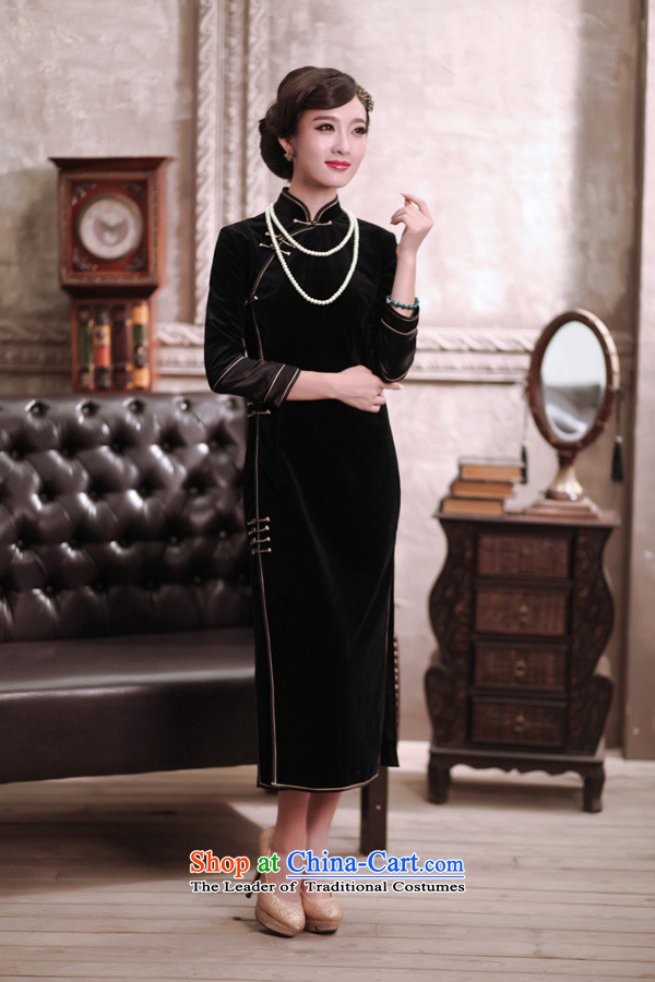 Love of birds discerning heart spring 2015 new elegant qipao improved long wool QC375 black L picture, prices, brand platters! The elections are supplied in the national character of distribution, so action, buy now enjoy more preferential! As soon as possible.