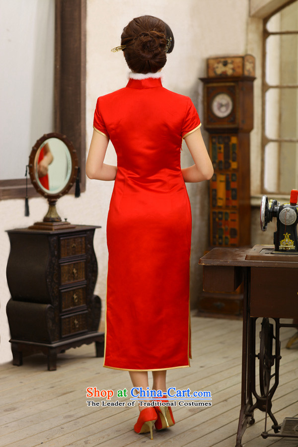 Love of birds, 2013 Logo pickup winter clothing new thick red stylish QC397 qipao red S improved picture, prices, brand platters! The elections are supplied in the national character of distribution, so action, buy now enjoy more preferential! As soon as possible.