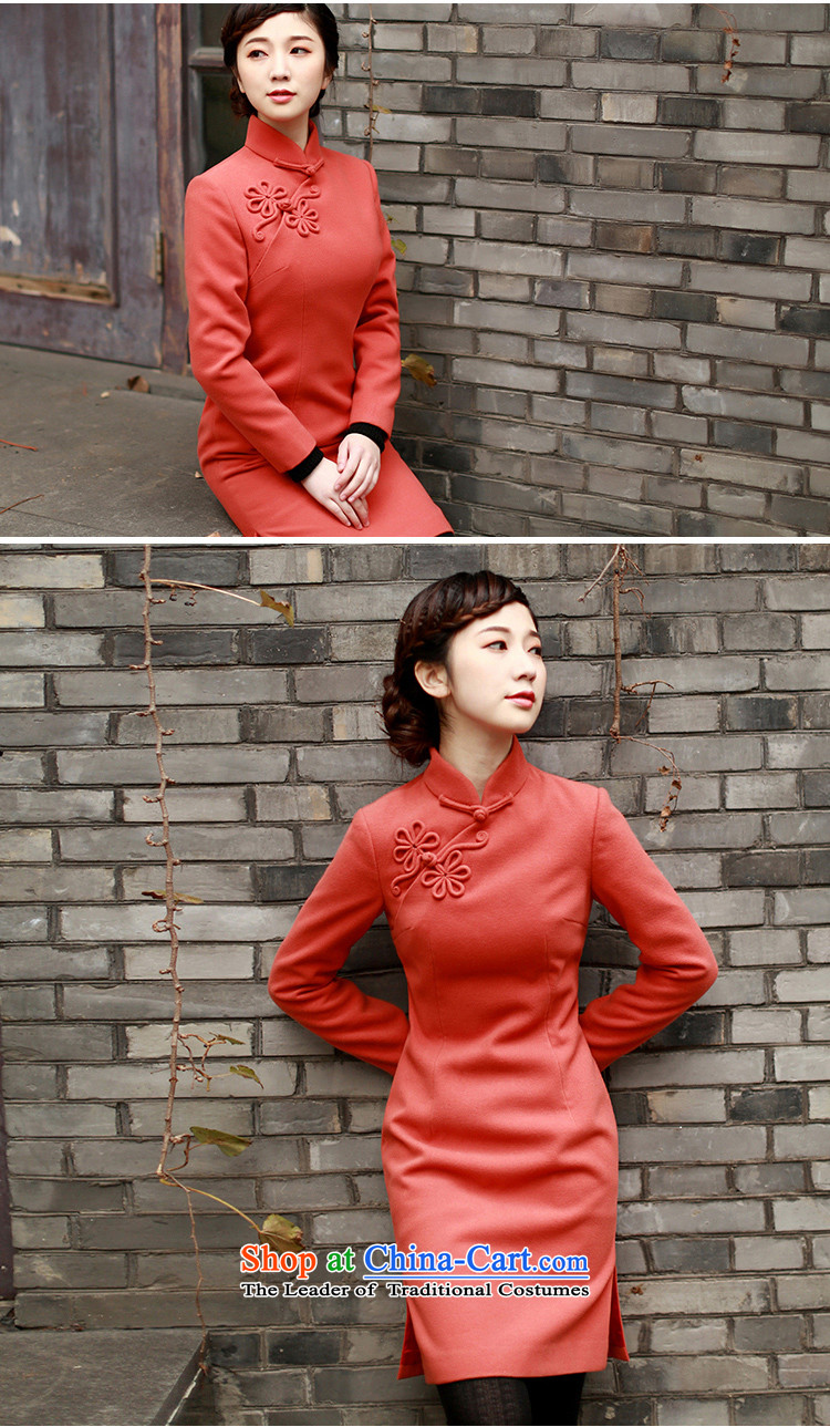 A Pinwheel Without Wind fault if 2015 yat of autumn and winter long-sleeved qipao new improved retro cheongsam dress everyday dress green S picture, prices, brand platters! The elections are supplied in the national character of distribution, so action, buy now enjoy more preferential! As soon as possible.