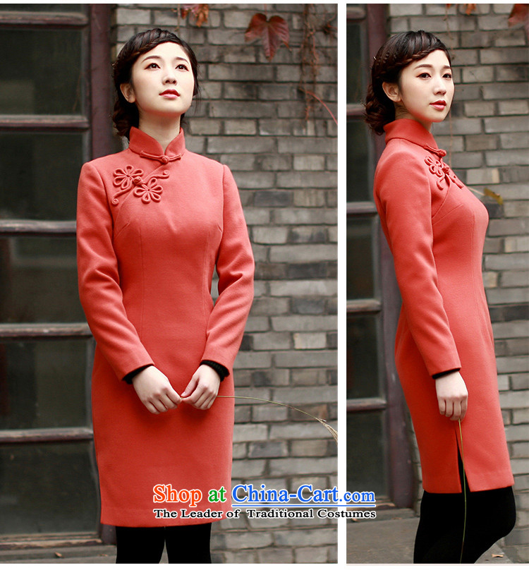 A Pinwheel Without Wind fault if 2015 yat of autumn and winter long-sleeved qipao new improved retro cheongsam dress everyday dress green S picture, prices, brand platters! The elections are supplied in the national character of distribution, so action, buy now enjoy more preferential! As soon as possible.