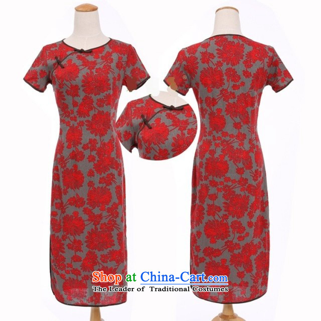 In Wisconsin, 2015 Jie spring and summer national long neck tie in Sau San manually long improved modern cheongsam dress AW082 large Lai Ju round-neck collar XXL picture, prices, brand platters! The elections are supplied in the national character of distribution, so action, buy now enjoy more preferential! As soon as possible.