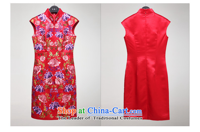 Wooden spring and summer of 2015 really new embroidery improved cheongsam dress women Sau San banquet dress 42755 02 White L picture, prices, brand platters! The elections are supplied in the national character of distribution, so action, buy now enjoy more preferential! As soon as possible.