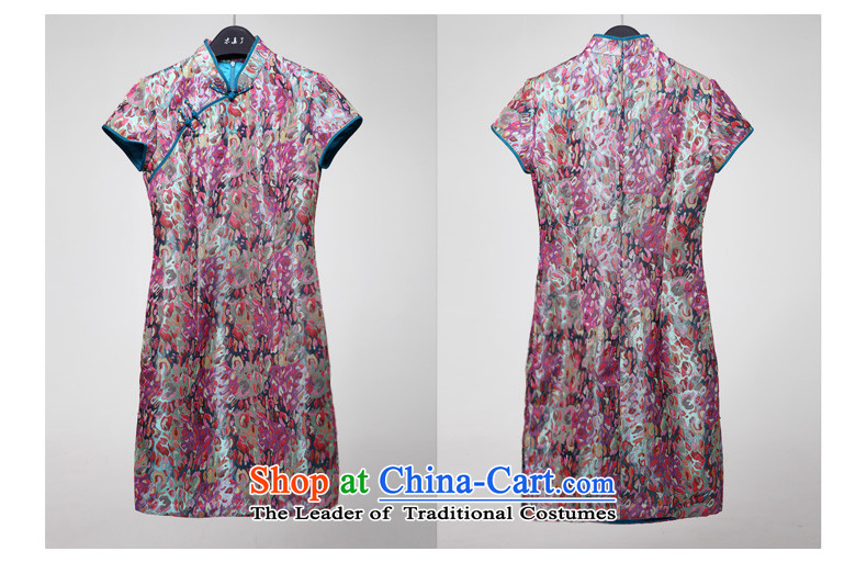 Wood of 2015 Chinese Tang Really replace half sleeve qipao stylish collar Sau San female dresses skirt package mail 11492 19 PINK L picture, prices, brand platters! The elections are supplied in the national character of distribution, so action, buy now enjoy more preferential! As soon as possible.