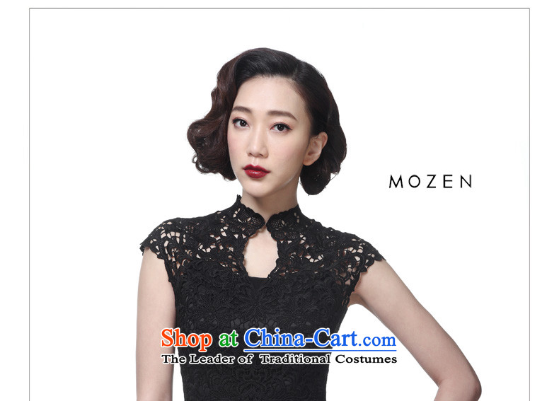 True 2015 Chinese wooden high-end female engraving short of qipao gown Sau San 51256 Female Skirt 01 Black M picture, prices, brand platters! The elections are supplied in the national character of distribution, so action, buy now enjoy more preferential! As soon as possible.