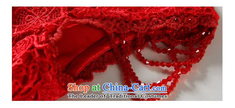 Wooden spring and summer of 2015 really new wedding dress lace bride short qipao 32440 04 deep red M picture, prices, brand platters! The elections are supplied in the national character of distribution, so action, buy now enjoy more preferential! As soon as possible.