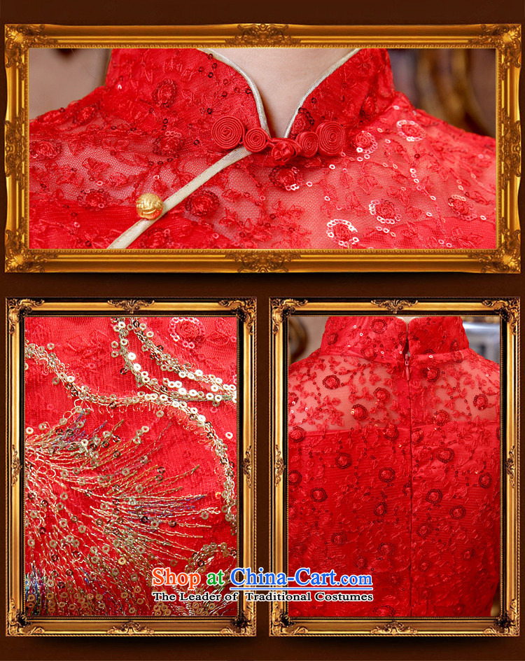 The leading edge of the days of the 2015 Fall/Winter Collections of seven cuff retro style qipao improved marriage Sau San U S dollars during the red S 1.9 dress feet waist picture, prices, brand platters! The elections are supplied in the national character of distribution, so action, buy now enjoy more preferential! As soon as possible.