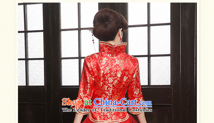 In the new bride tslyzm2015 replacing Fall/Winter Collections qipao bows services back to the door services-marriage ceremonies of nostalgia for the improvement of the Red Red L pictures skirt cheongsam, prices, brand platters! The elections are supplied in the national character of distribution, so action, buy now enjoy more preferential! As soon as possible.