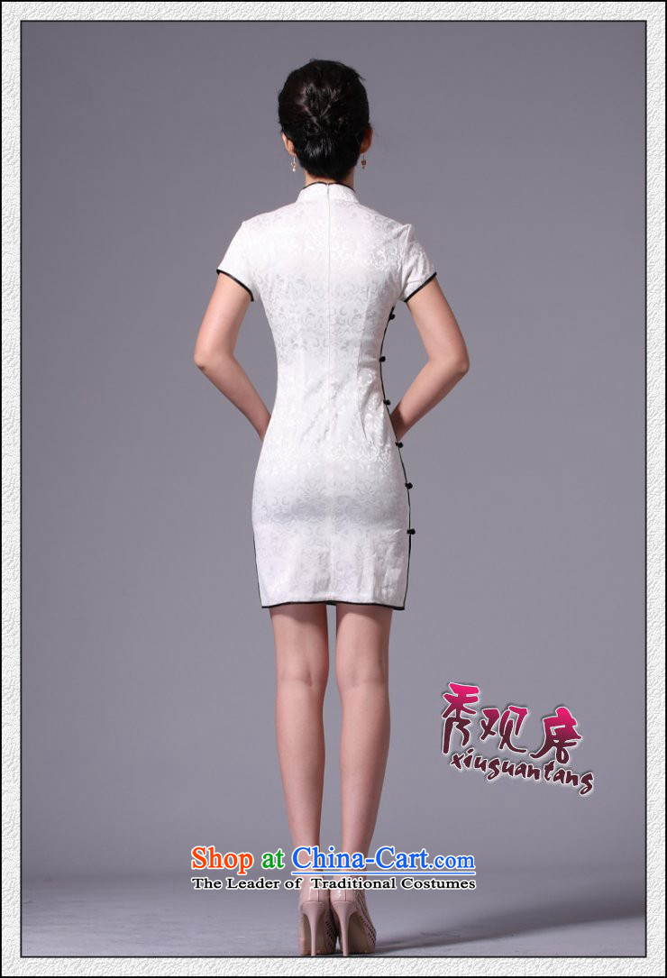 [Sau Kwun Tong] China 2015 classic retro qipao impression temperament cotton jacquard Sau San improved China wind daily cheongsam dress G33269 pink L picture, prices, brand platters! The elections are supplied in the national character of distribution, so action, buy now enjoy more preferential! As soon as possible.