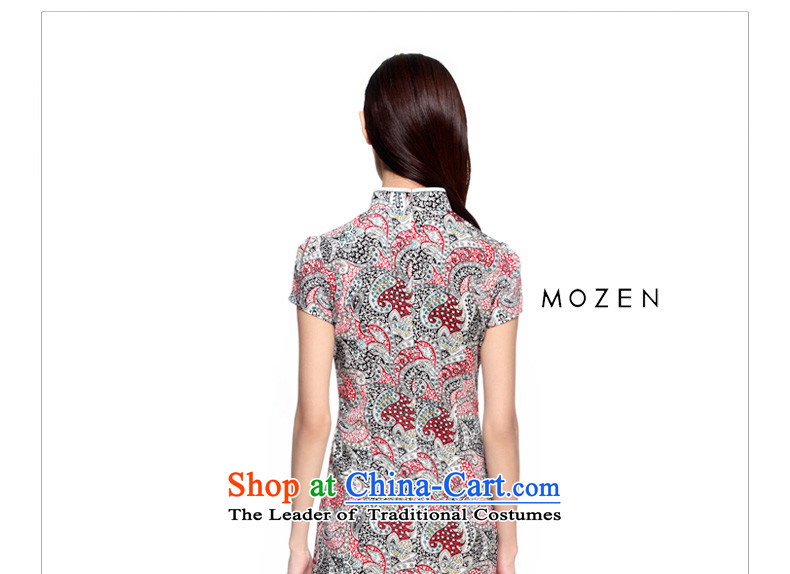 Wooden spring and summer of 2015 really new dresses Chinese Antique Ladies bags qipao stamp short mail 11439 Black XL Photo, 01 Price, brand platters! The elections are supplied in the national character of distribution, so action, buy now enjoy more preferential! As soon as possible.