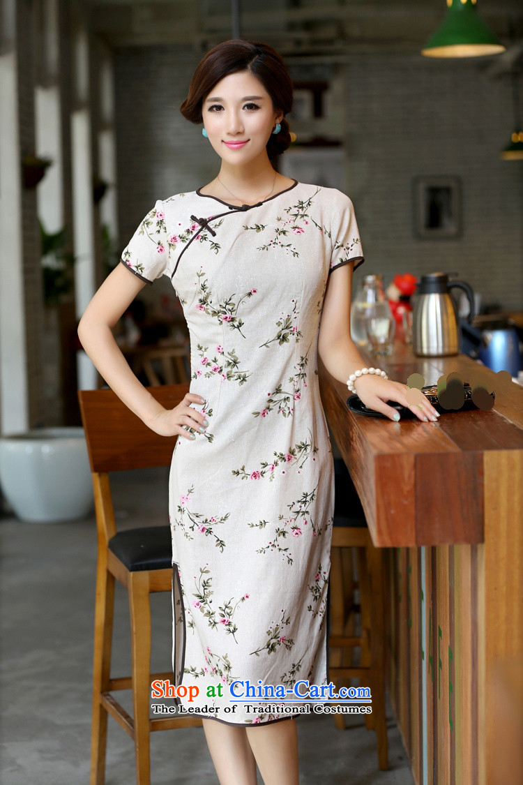 In Wisconsin, 2015 Jie spring and summer new women's national round-neck collar in long hand tie improved stylish Sau San linen dresses qipao CKK438 figure S picture, prices, brand platters! The elections are supplied in the national character of distribution, so action, buy now enjoy more preferential! As soon as possible.