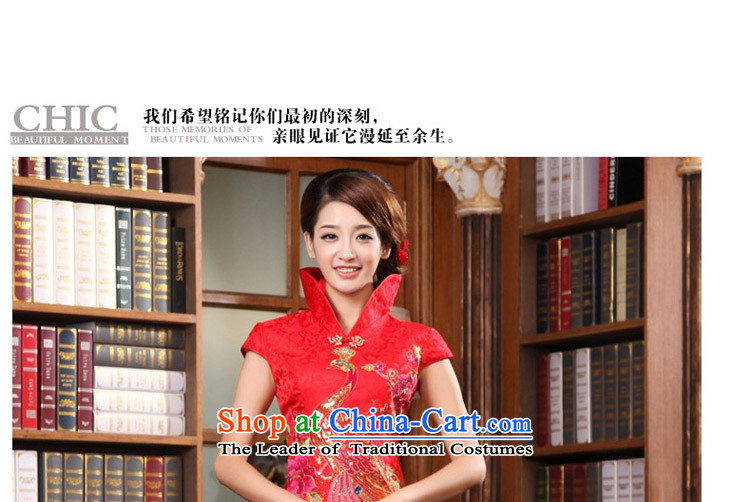 In the early 2015 new man Stylish retro married bride improved cheongsam qipao chinese red color long cheongsam red XL Photo, prices, brand platters! The elections are supplied in the national character of distribution, so action, buy now enjoy more preferential! As soon as possible.