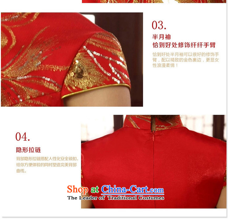 In the early 2015 new definition of Qipao Chinese red short of improved qipao marriages bows services qipao skirt red S picture, prices, brand platters! The elections are supplied in the national character of distribution, so action, buy now enjoy more preferential! As soon as possible.