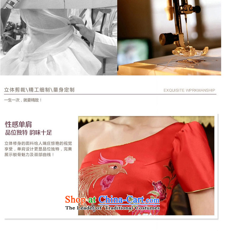 In the early 2015 new definition of autumn and winter load short of Qipao stylish bride shoulder improved services cheongsam dress bows red XL Photo, prices, brand platters! The elections are supplied in the national character of distribution, so action, buy now enjoy more preferential! As soon as possible.