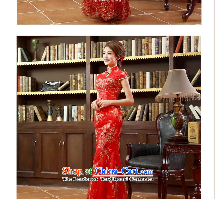 In the early 2015 new man lace qipao stylish improved marriages bows services qipao long qipao purple M picture, prices, brand platters! The elections are supplied in the national character of distribution, so action, buy now enjoy more preferential! As soon as possible.