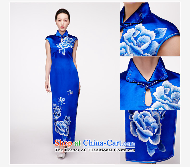 Wooden spring and summer of 2015 really new Chinese silk embroidery elegant qipao gown long package mail 22038 04 red XL Photo, prices, brand platters! The elections are supplied in the national character of distribution, so action, buy now enjoy more preferential! As soon as possible.