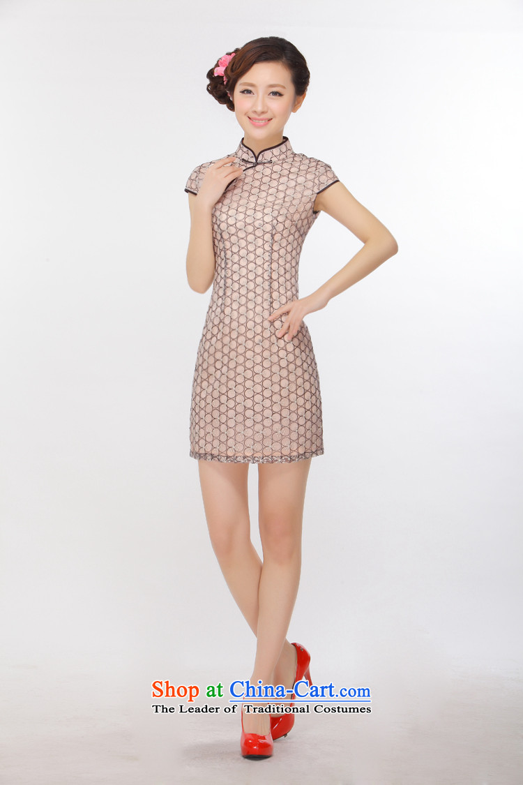 The former Yugoslavia Li known summer 2015 new temperament gentlewoman Stylish retro Sau San short qipao improved skirt Q43151 picture color pictures, prices, XL brand platters! The elections are supplied in the national character of distribution, so action, buy now enjoy more preferential! As soon as possible.