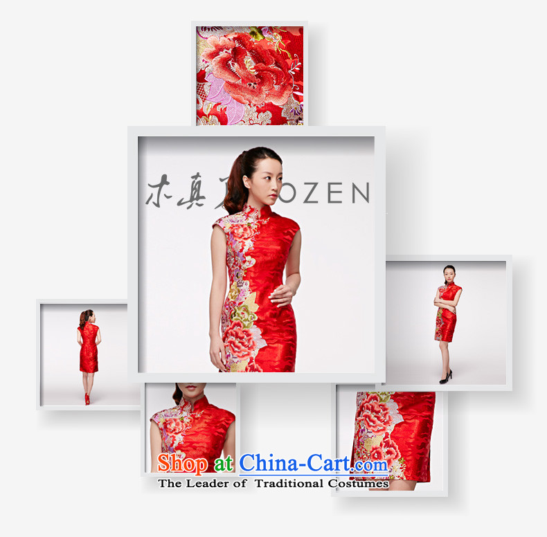 Wooden spring and summer of 2015 is really the new bride dress qipao gown toasting champagne red marriage 32358 04 red S picture, prices, brand platters! The elections are supplied in the national character of distribution, so action, buy now enjoy more preferential! As soon as possible.