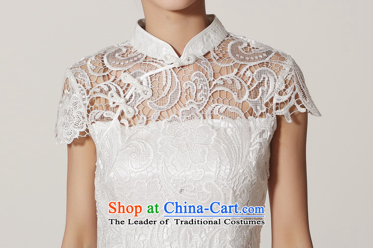 In the 2014Jie spring and summer female new elegant classic full lace manually detained collar dresses qipao M2365 female 1 White XL Photo, prices, brand platters! The elections are supplied in the national character of distribution, so action, buy now enjoy more preferential! As soon as possible.
