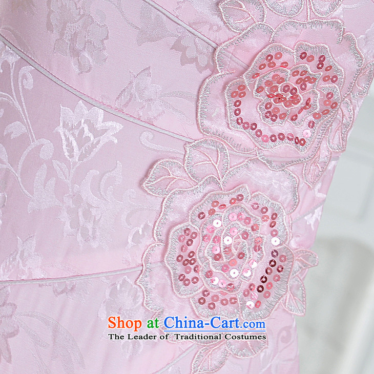 Qipao summer qipao genuine improvement stylish girl graphics waist embroidery cheongsam summer cheongsam dress orchids in the toner image, the price and the L brand platters! The elections are supplied in the national character of distribution, so action, buy now enjoy more preferential! As soon as possible.