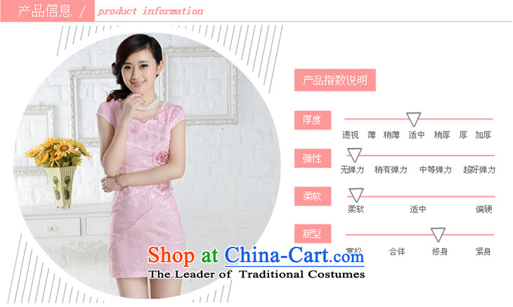Qipao summer qipao genuine improvement stylish girl graphics waist embroidery cheongsam summer cheongsam dress orchids in the toner image, the price and the L brand platters! The elections are supplied in the national character of distribution, so action, buy now enjoy more preferential! As soon as possible.