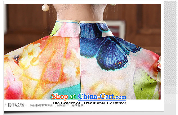 [Sau Kwun Tong] Elizabeth Summer Dream 2014 retro style silk cheongsam dress herbs extract retro dresses QD4139 SUIT XL Photo, prices, brand platters! The elections are supplied in the national character of distribution, so action, buy now enjoy more preferential! As soon as possible.