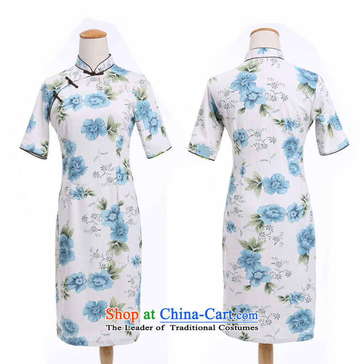 Darth their 2015 Spring/Summer women of ethnic Mock-neck Sau San is manually long improved stylish cotton linen dresses qipao COL544 figure S picture, prices, brand platters! The elections are supplied in the national character of distribution, so action, buy now enjoy more preferential! As soon as possible.