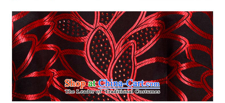The MOZEN2015 wood really new short-sleeved elegant qipao gown round damask Female dress package mail 11,528 incoming exams 01 black XXXL safflower picture, prices, brand platters! The elections are supplied in the national character of distribution, so action, buy now enjoy more preferential! As soon as possible.